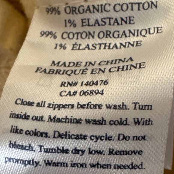 Faherty Womens Organic Cotton Overland Twill Jumpsuit in Natural SZ S Fall Style - Picture 11 of 11